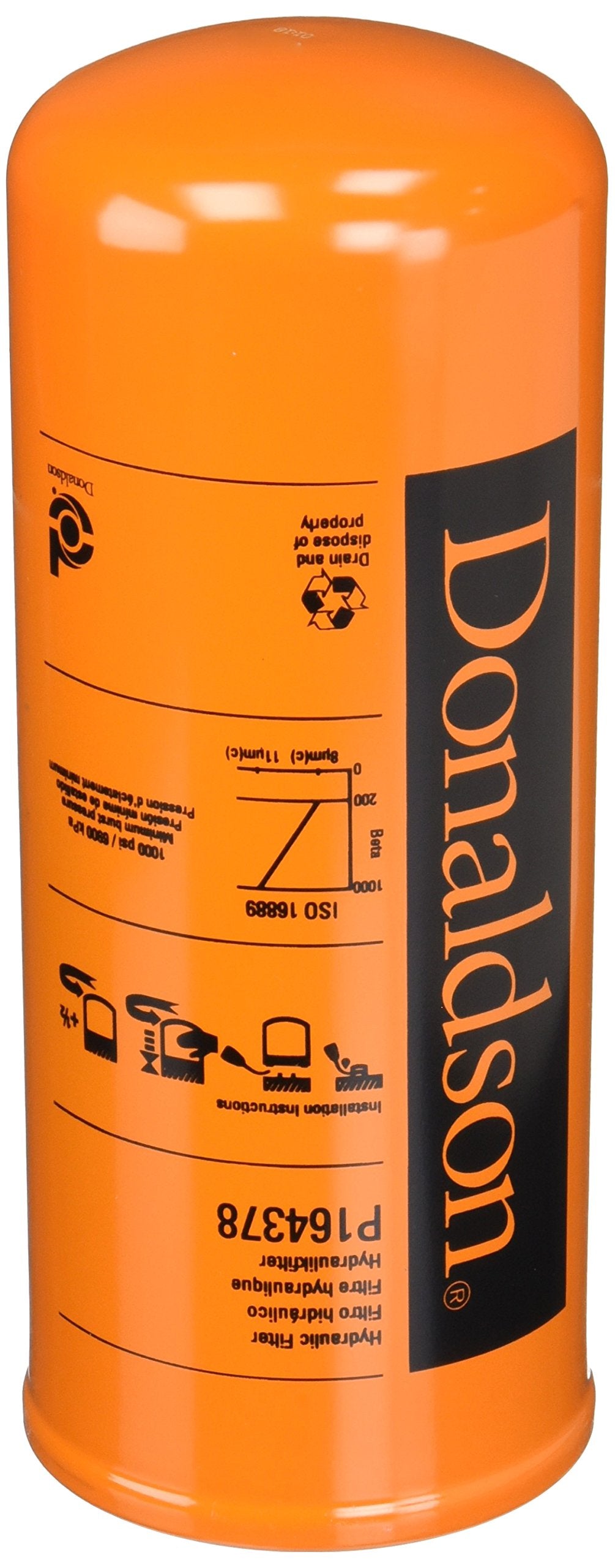 Donaldson P164378 Wasserfilter Duramax, Spin-On, Durchmesser 97 mm, Länge 239.78 mm