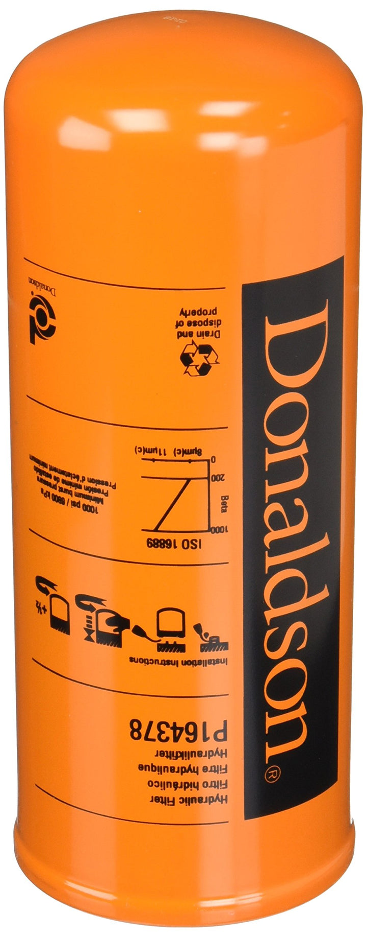 Donaldson P164378 Wasserfilter Duramax, Spin-On, Durchmesser 97 mm, Länge 239.78 mm