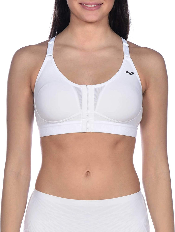 ARENA Damen Sujetador Flora D-Cup Sport-BH S Weiss, S Weiss