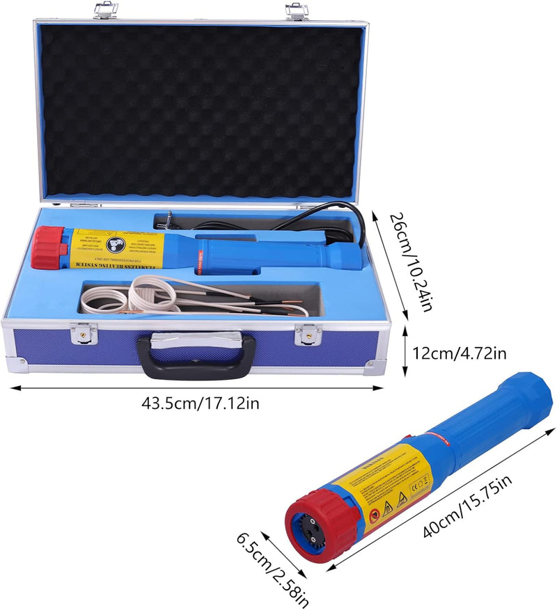 Magnetische Induktionsheizungen 110W Induktionsheizgerät 220V Max 800℃ mit Werkzeugkasten und 8 Spul