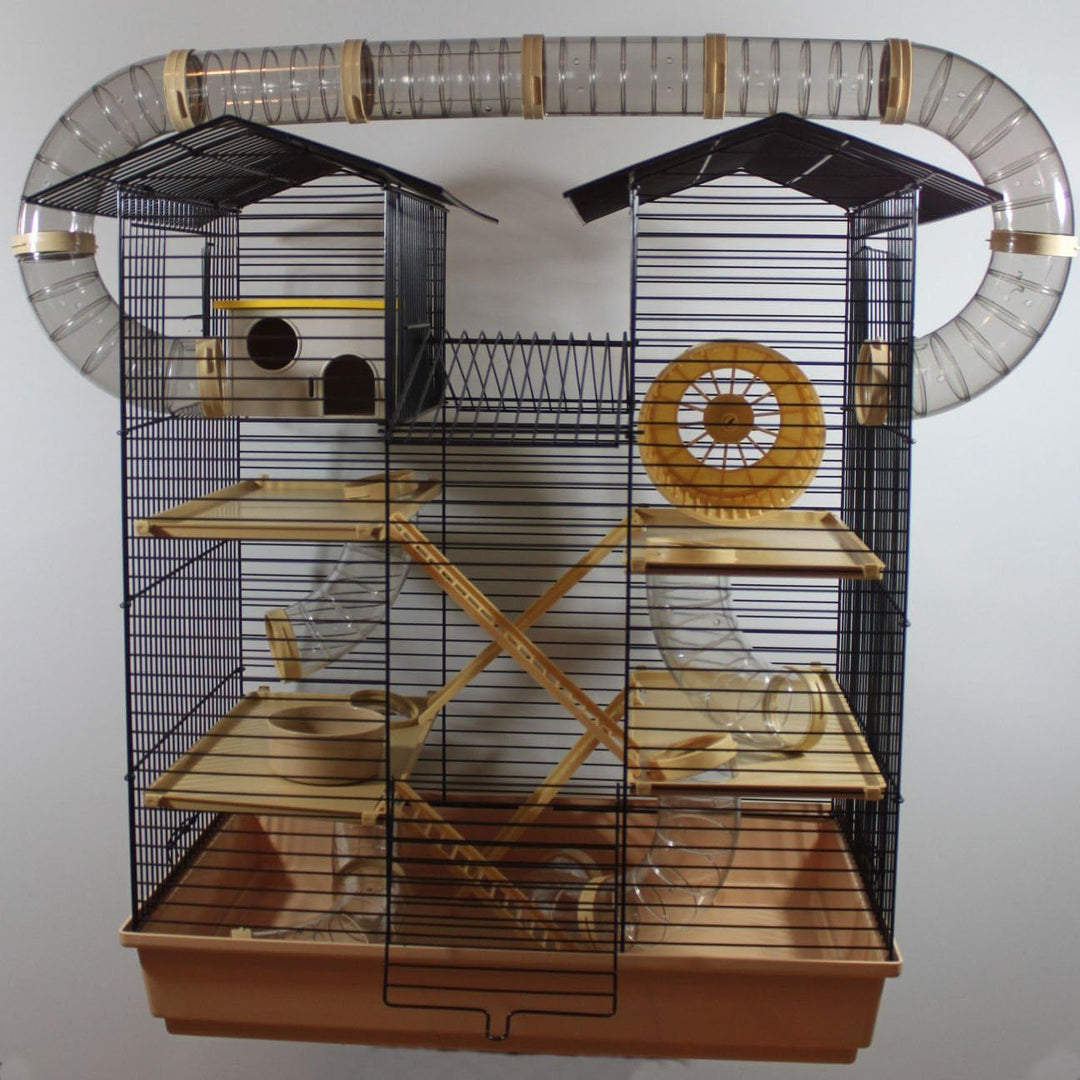 Hamsterburg Hamsterkäfig Mäusekäfig CH2 Beige mit