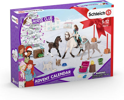 schleich 98270 HORSE CLUB Adventskalender 2021, für Kinder ab 5 Jahren, HORSE CLUB - Spielset Mix