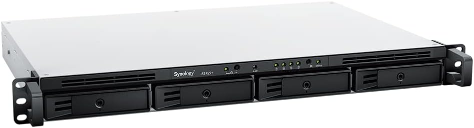 Synology RackStation RS422+ NAS/Storage Server Rack (1U) Ethernet LAN Black R1600