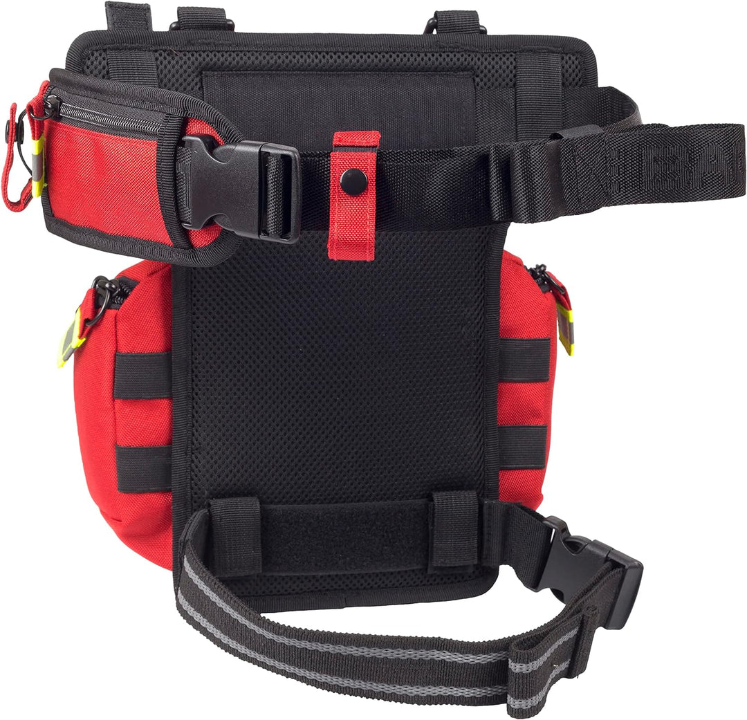 EB EMT Pouch Beintasche rot | grossvolumige Oberschenkeltasche | Platz für umfangreiche Ausrüstung |