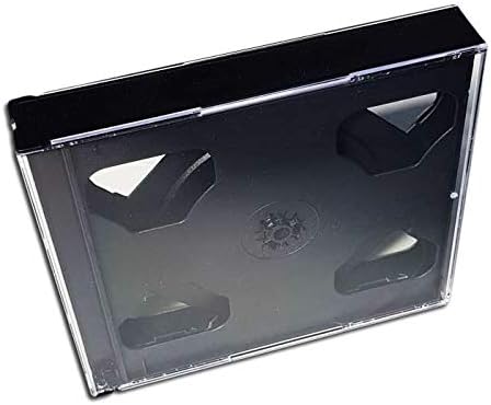 Protected 6er CD Leerkassette (Dick) schwarz (10 Stück)