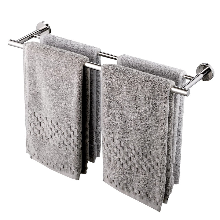 KES Handtuchhalter Doppelt Handtuchstange Badetuchhalter Edelstahl SUS304 Handtuch Halter Bad Handtu