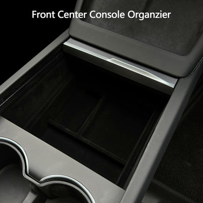 TOPABYTE Centre Console Mittelkonsole Organizer für Tesla Model 3 Highland 2024 Mittelkonsolen-Organ