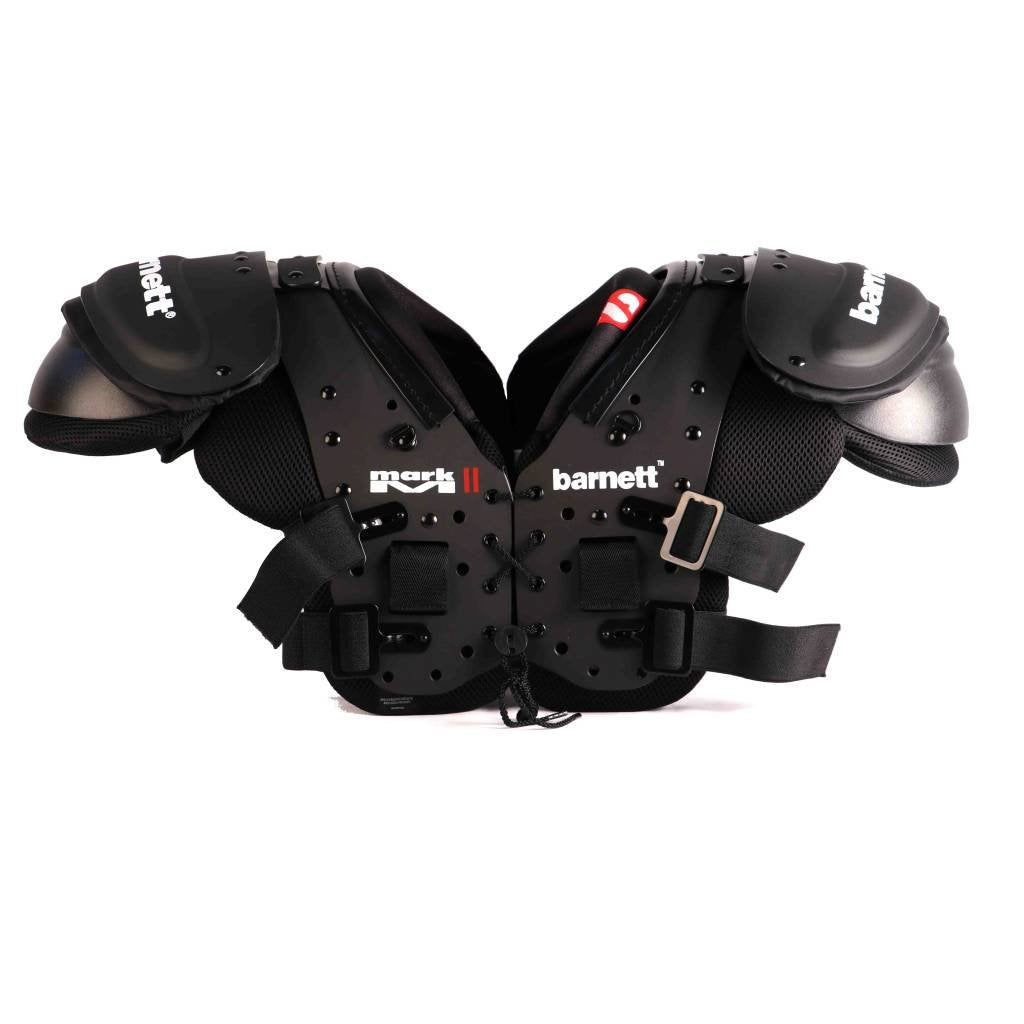 BARNETT Shoulderpad Mark II American Football Schulterschutz Profi, Farbe schwarz XL, XL