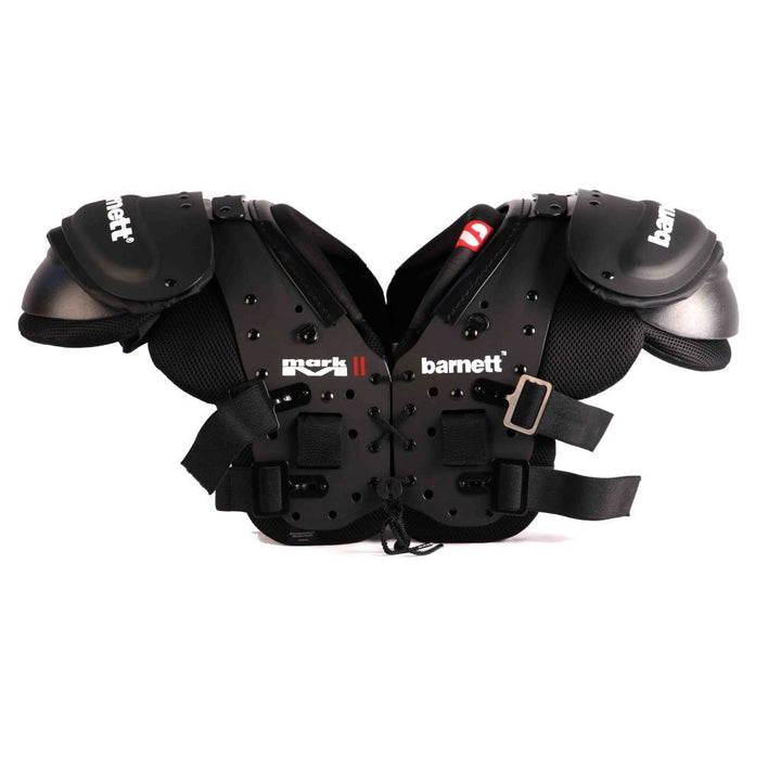 BARNETT Shoulderpad Mark II American Football Schulterschutz Profi, Farbe schwarz, L