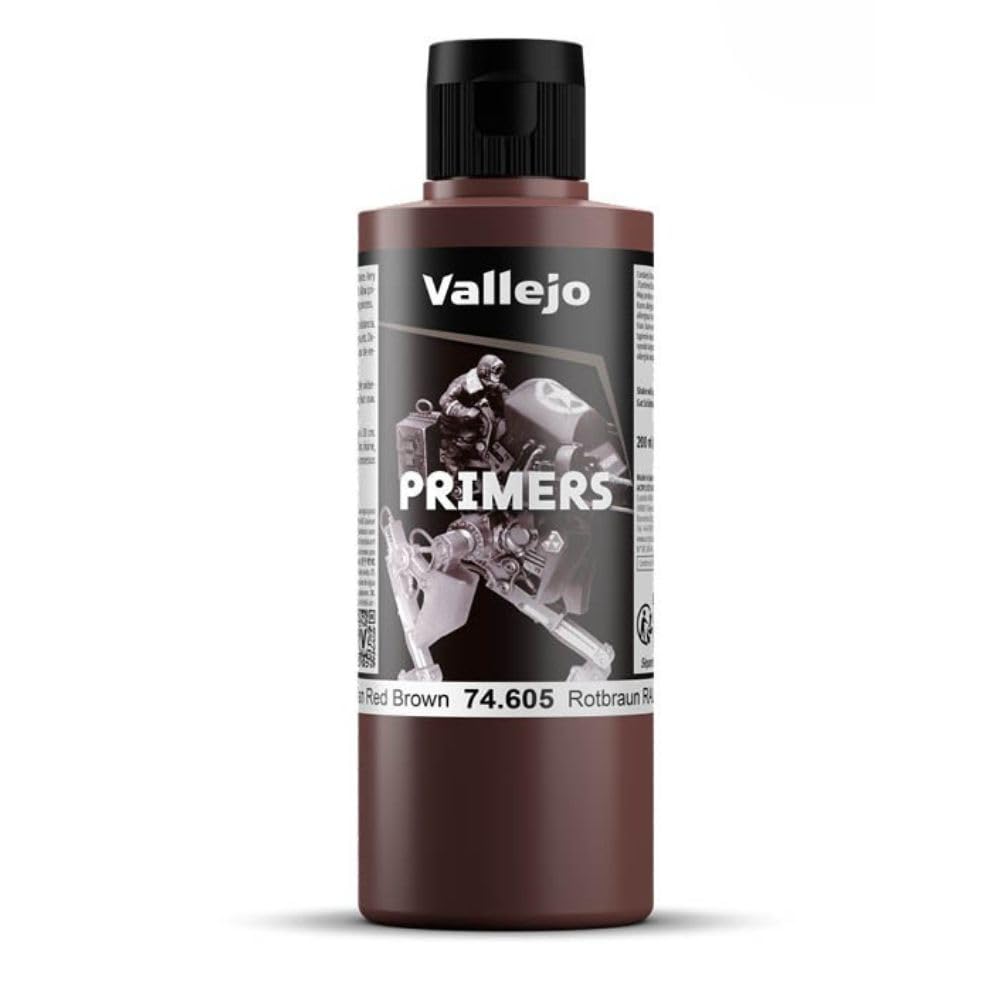 Vallejo VJ74605 74605 Rot-Braun, 200 ml Deutsch Rotbraun, Deutsch Rotbraun