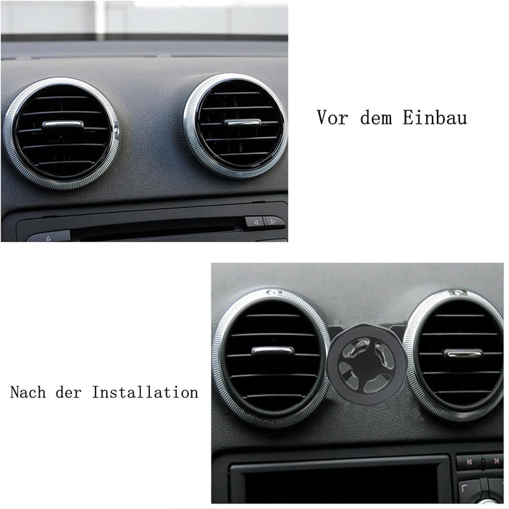 Magnet Handyhalterung kompatibel Audi A3 8P und Audi S3 8P geeignet für MagSafe Smartphone und GPS m