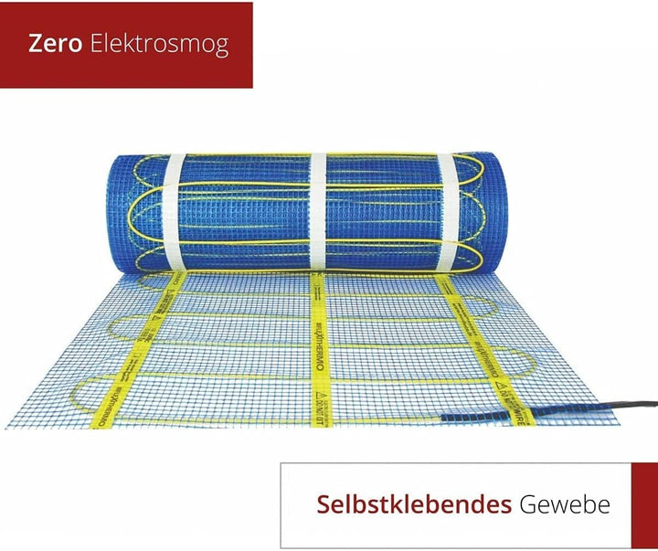 Flexithermo™ Standart elektrische Fussbodenheizung Einzelheizmatte I Heizleistung: 150 W/m² (2,0m x