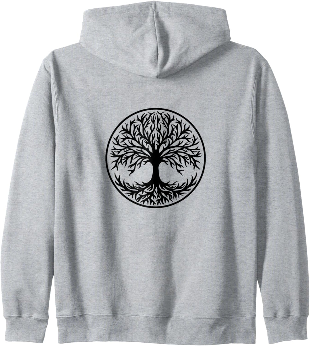 Yggdrasil, Keltischer Baum des Lebens, tree of life, Kapuzenjacke