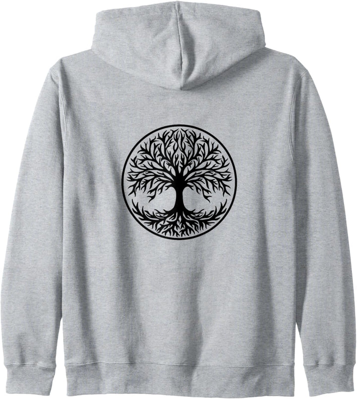 Yggdrasil, Keltischer Baum des Lebens, tree of life, Kapuzenjacke