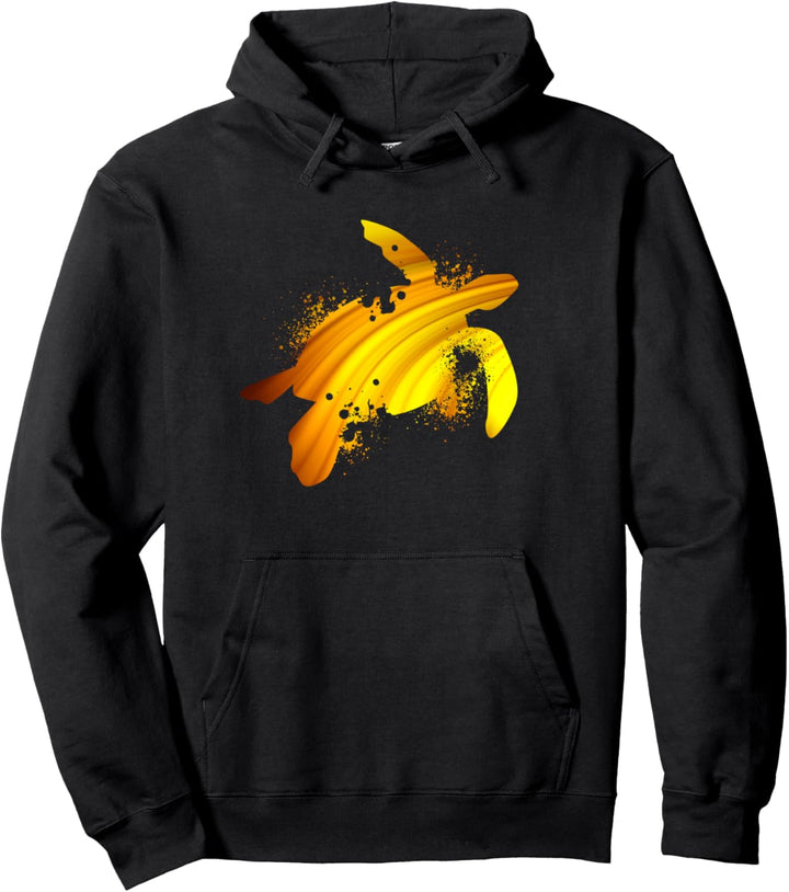 Vintage Schildkröte Silhouette | Atlantik Meeresschildkröte Pullover Hoodie