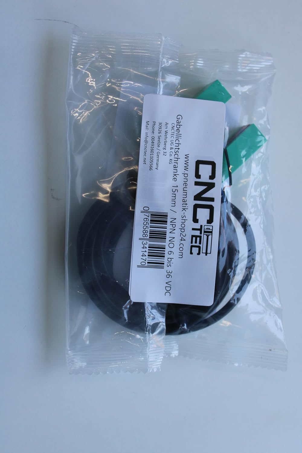 Gabellichtschranke 6 bis 36 Volt NO NPN Erfassungsbereich 15mm U-Lichtschranke Lichtsensor (15mm - N