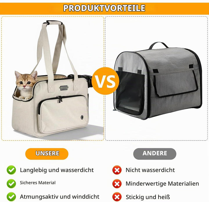 Hunde-Transportbox Tier Hundebox Transporttasche faltbar Hundetasche Haustier, Hundebox Auto Hundeta