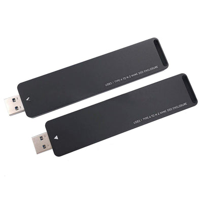 CY USB 3.0 auf NVME M-Key M.2 NGFF SSD Externer PCBA Konveter-Adapter mit Flash Disk Gehäuse, Schwar