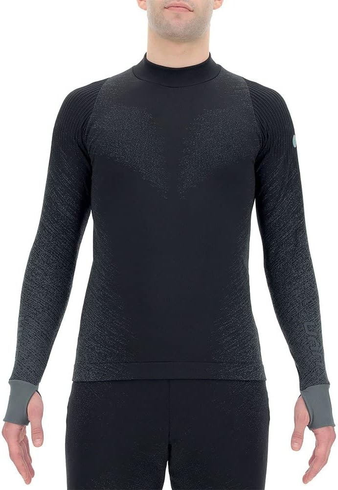 UYN Herren Running Exceleration Sweatshirt (1er Pack) M Black/Cloud, M Black/Cloud