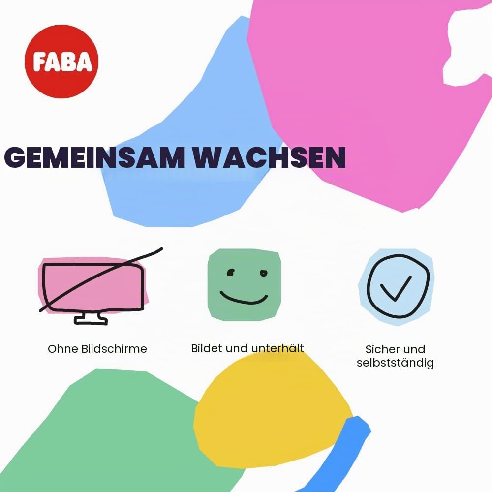 FABA - Geschichtenerzählung für Mädchen und Jungen, Lautsprecher mit dem Charakter Elefant, Lernspie
