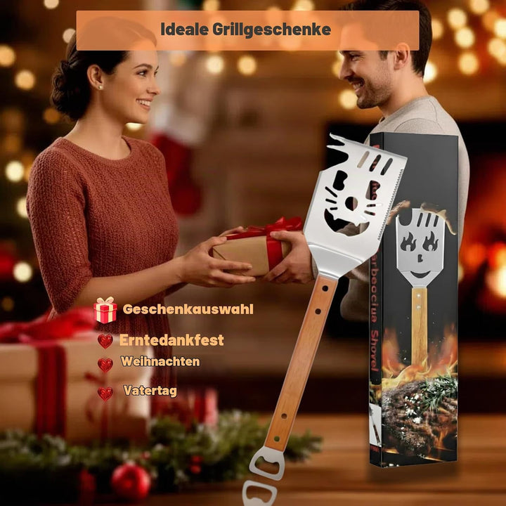 Multifunktions Grillwerkzeug,Outdoor Grillutensilien,Grillzubehör Männer Geschenk,7 in 1 Grill Zubeh
