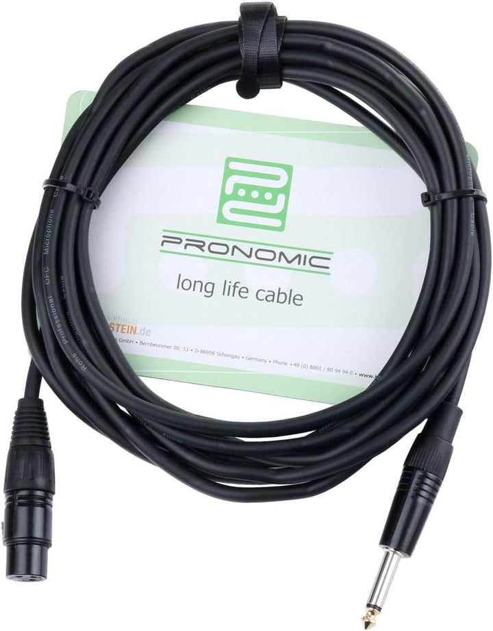 Pronomic Superstar Mikrofonset (Komplettset, dynamisches Gesangs Mikrofon, Galgenständer, 5m Klinke-