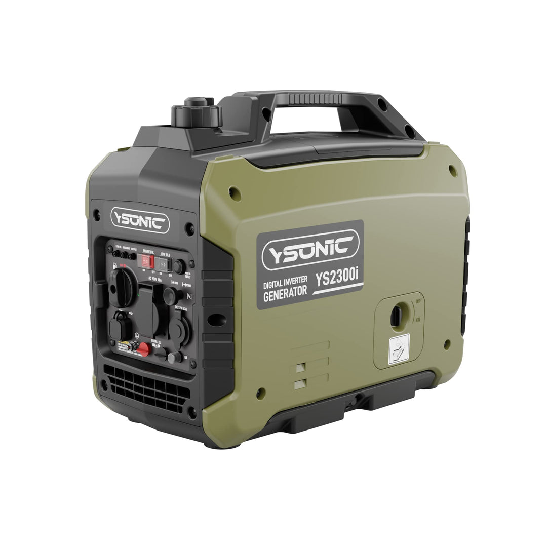 YSONIC 2000 Watt Wechselstrom-Generator Inverter mit 2x USB, 230 V Steckdose - 58dB leiser leichter