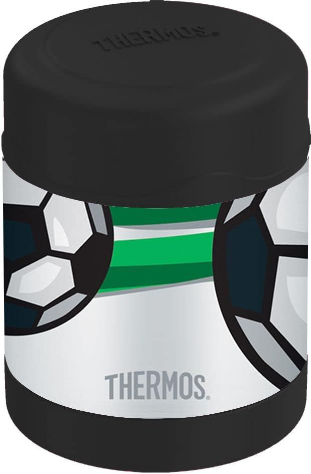 Thermos Soccer 290 ml Frischhalteflasche Fussball Einzelbett, Fussball Einzelbett