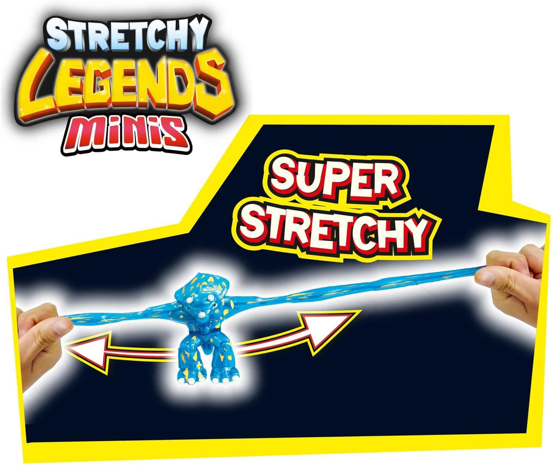 Minis Multipack Invaders - 5X Elastische Actionfiguren für Kinder, Klebrige & Dehnbare Superhelden F