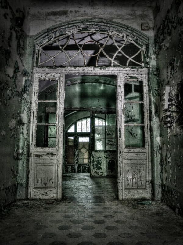 CALVENDO Puzzle Beelitz Frauen Sanatorium (Tür) 1000 Teile Lege-Grösse 48 x 64 cm Foto-Puzzle Bild v
