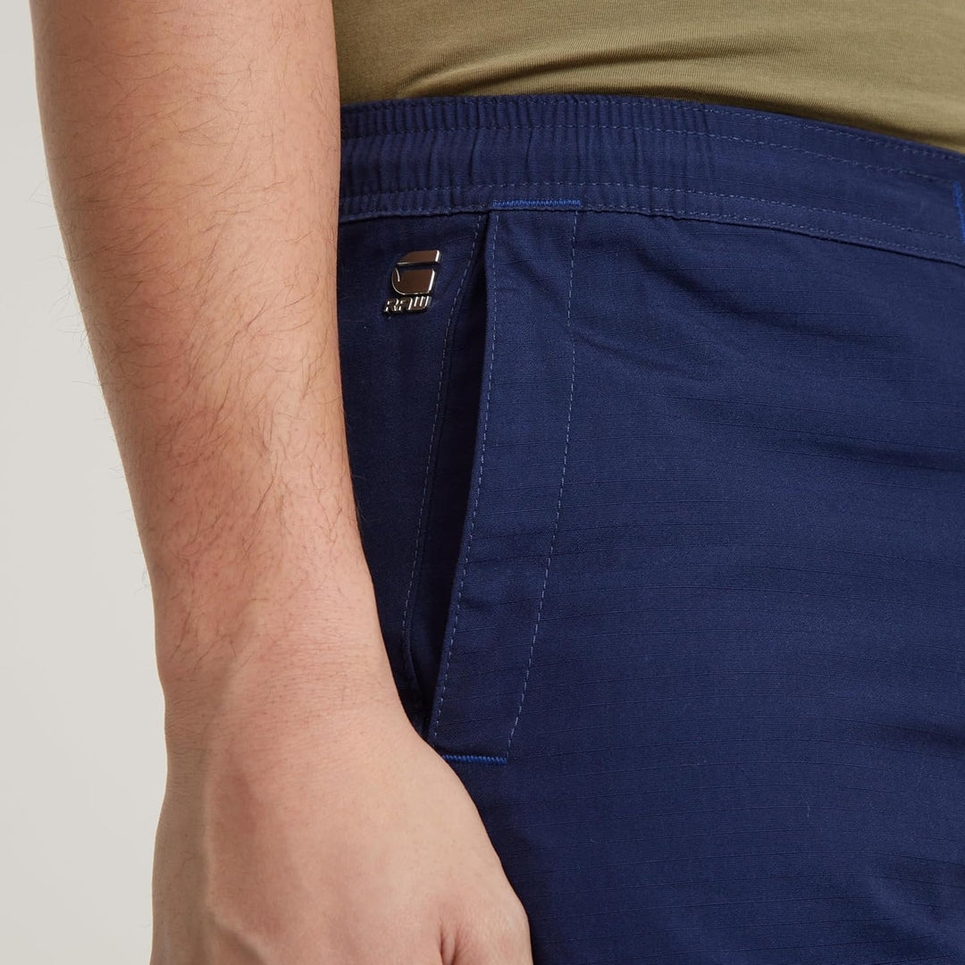 G-STAR RAW Herren Sport Trainer Shorts, Blau (Imperial Blue D21039-d384-1305)