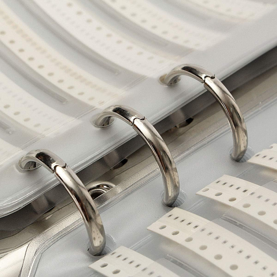 DollaTek 1% 0402 SMD Widerstand Sortierter Ordner (0 Ohm-10M Ohm) 170value x 50pcs = 8500pcs Beispie