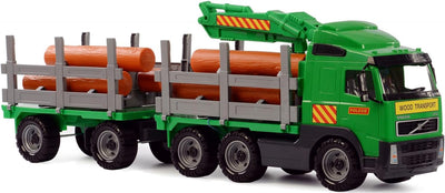 Polesie 8725 Volvo Holz LKW mit Anhänger