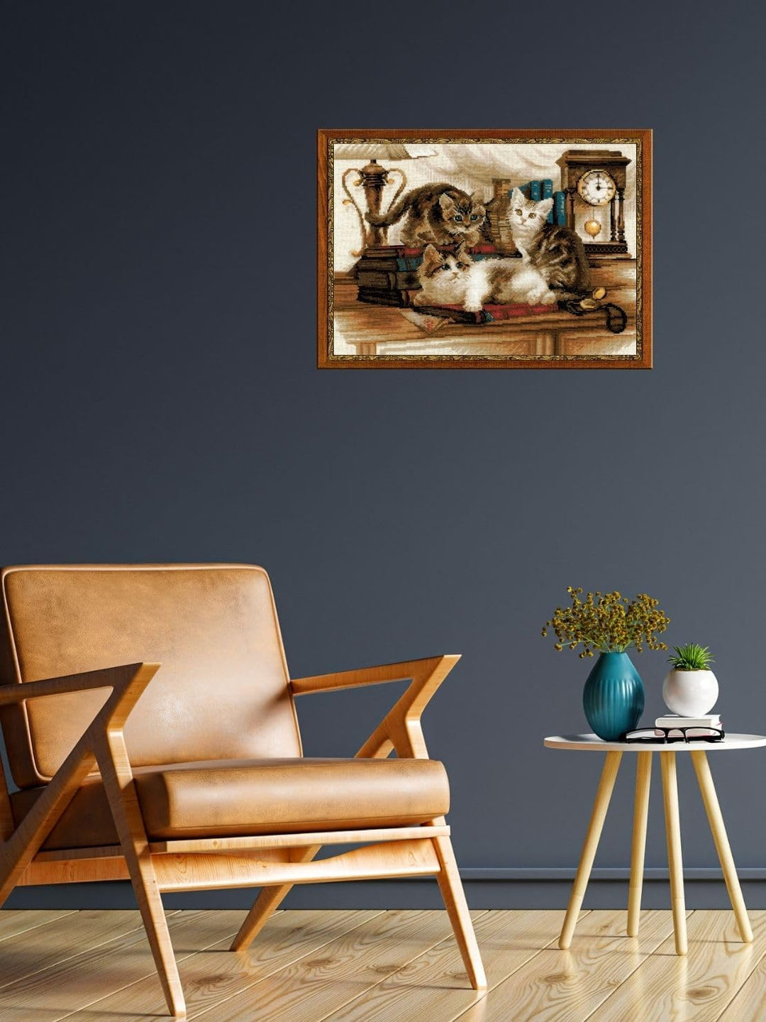 Riolis Kreuzstich-Set Furry Friends,, Gelb