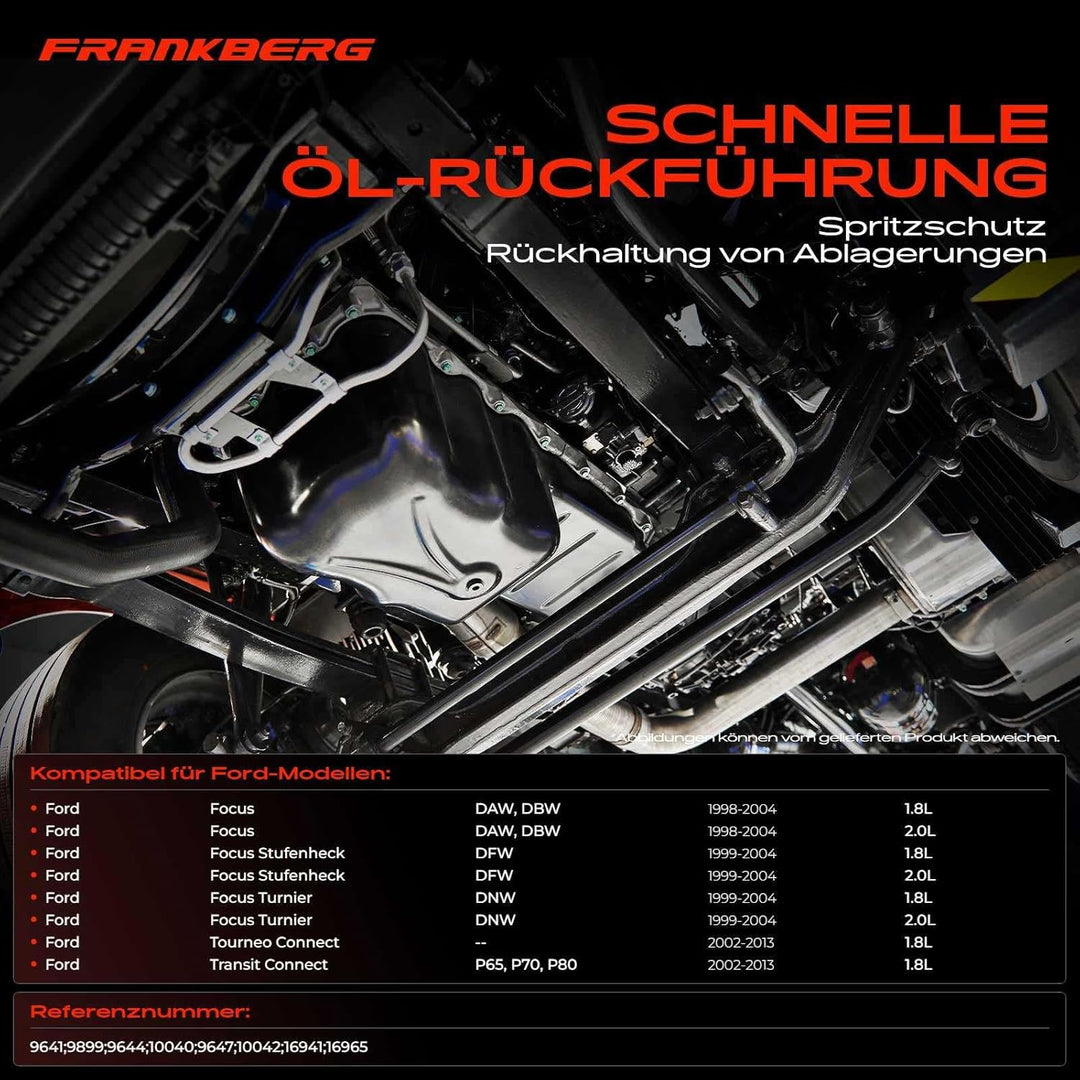 Frankberg Ölwanne für Focus DAW DBW DFW DNW Tourneo Transit P65 P70 P80 1.8L 2.0L Benzin 1998-2013 1