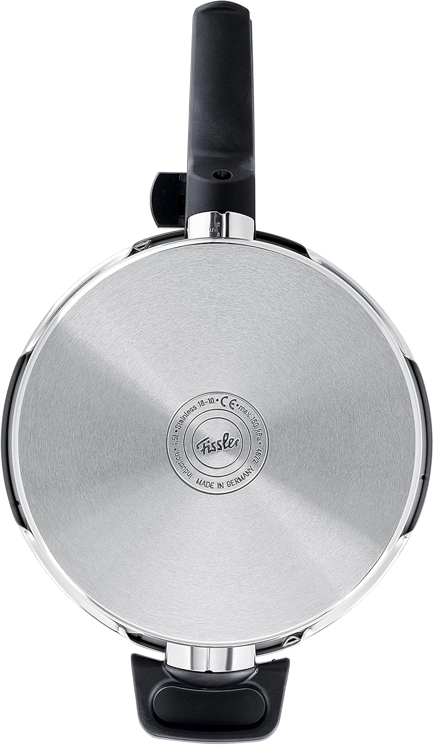 Fissler Vitaquick Premium/Schnellbratpfanne (2,5 L, Ø 22 cm) Edelstahl-Schnellkochtopf, 2-Garstufen,
