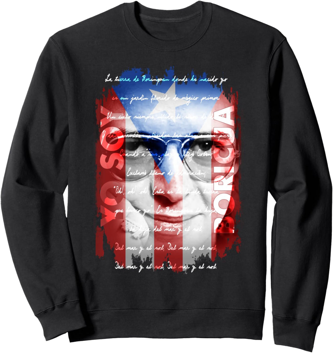 Hector Lavoe Yo Soy Boricua Puerto Rico Flag La Borinquena Sweatshirt