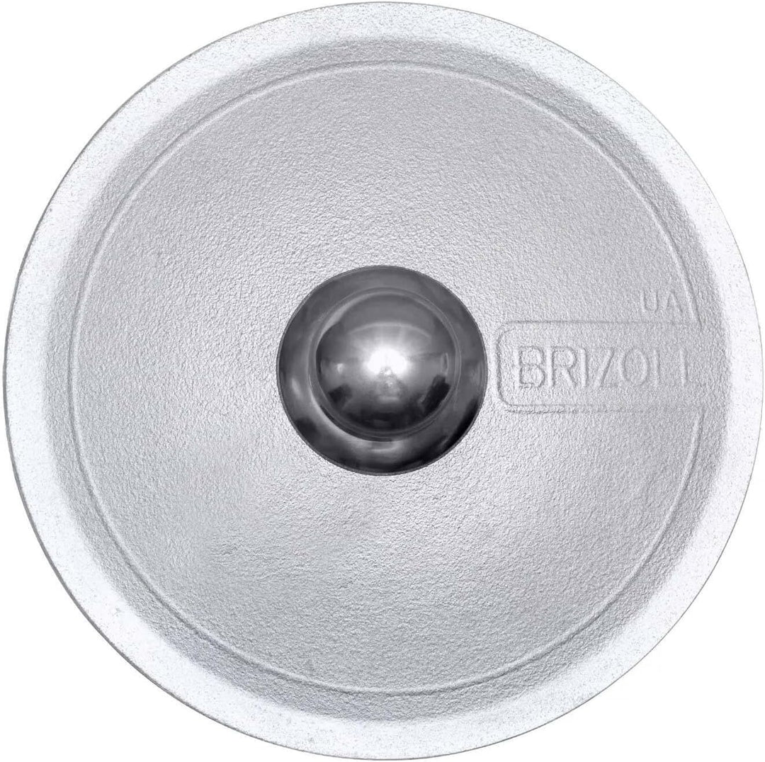 4BIG.fun Schmorpfanne 28 cm Gusseisen Gusseisenpfanne mit Aluminiumdeckel Bräter Servierpfanne Kasse