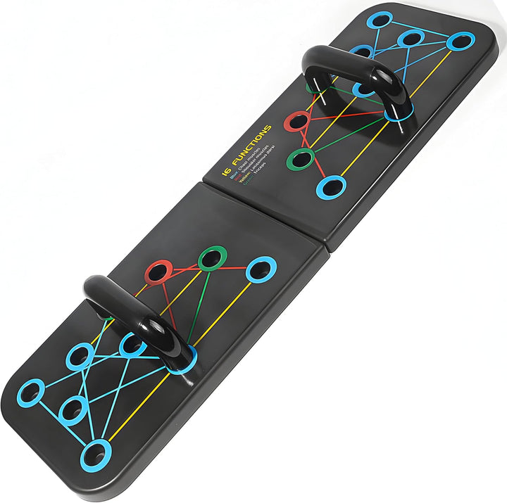 Retoo Push up Board 13 in 1, Faltbare & Tragbare Liegestützbrett mit 2 Liegestützegriffe für Zuhause
