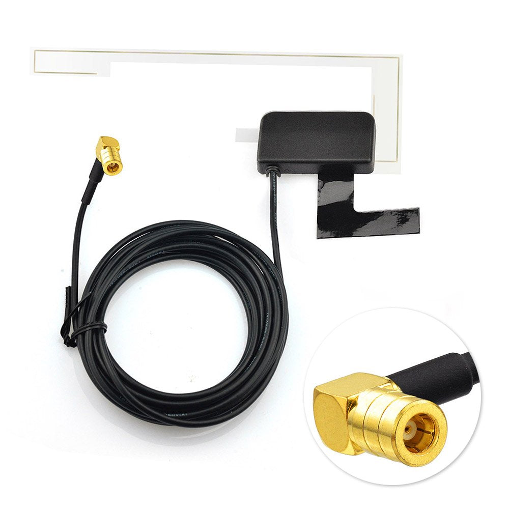 Eightwood DAB Antenne DAB Antenne Auto SMB Digtial DAB Autoradio Antenne mit 3 Meter DAB Scheibenant