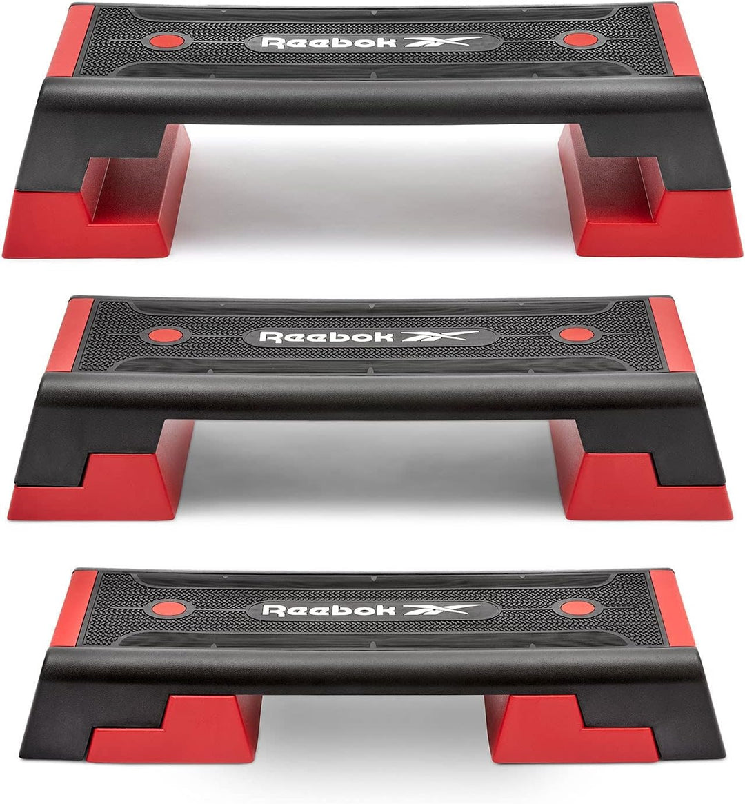 Reebok Fitness Mehrzweck-Schrittplattform für Aerobic, Krafttraining, für HIIT, Cardio, und allgemei