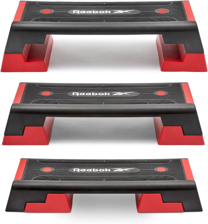 Reebok Fitness Mehrzweck-Schrittplattform für Aerobic, Krafttraining, für HIIT, Cardio, und allgemei
