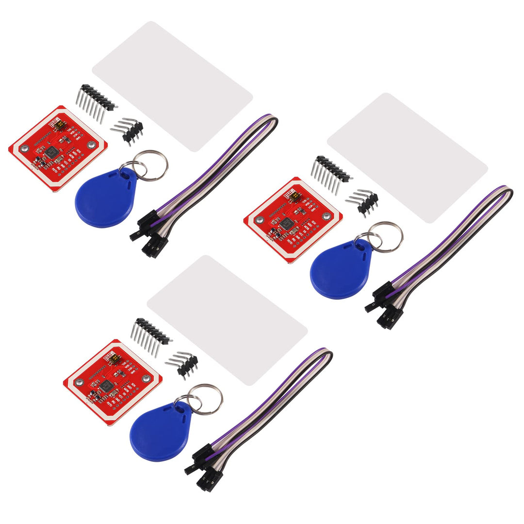 ALMOCN PN532 NFC NXP RFID-Modul V3 Kit Nahfeldkommunikationslesermodul-Kit I2C SPI HSU mit S50 weiss
