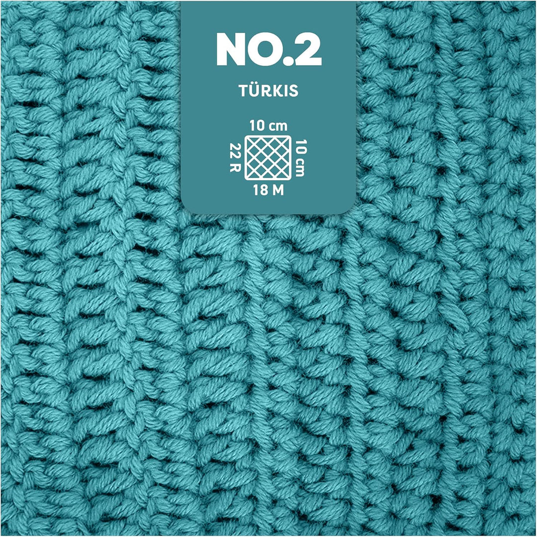 myboshi No.2 inkl. Label, Baumwolle zum Häkeln, Baby Wolle, vegane Wolle zum Stricken, Wolle 60 Grad