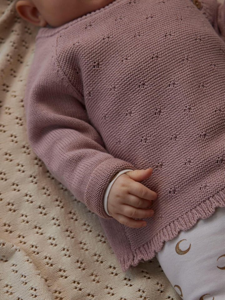 NAME IT Girl Strickjacke Wickel 74 Misty Rose, 74 Misty Rose