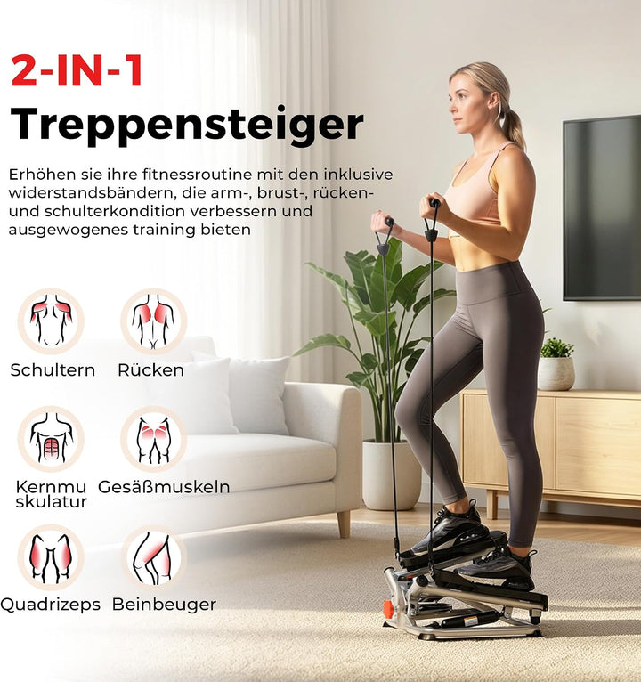 Sunny Health &amp; Fitness Unisex-Adult Ganzkörper Fortschrittliche Schrittmaschine-SF-S0979 Stepper, gr