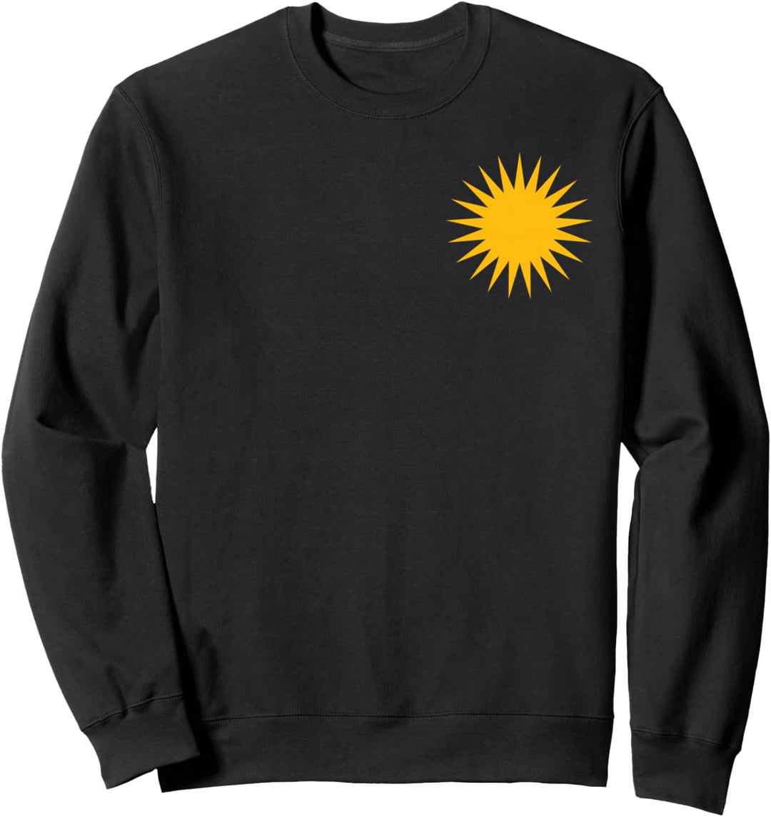 Kurdische Sonne Flagge Kurd Kurdi Her Biji Kurdistan Herz Sweatshirt