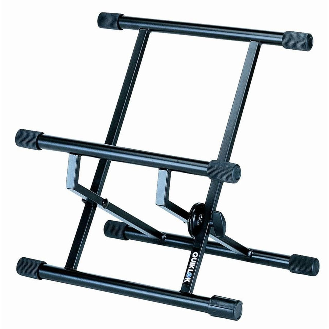 Quik Lok BS/317 Verstärker-Ständer (schlank, doppelstrebig) schwarz (UK Import)