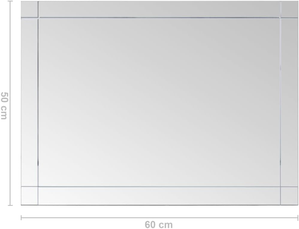 vidaXL Wandspiegel Spiegel Badspiegel Kosmetikspiegel Dekospiegel Schminkspiegel Badezimmerspiegel F