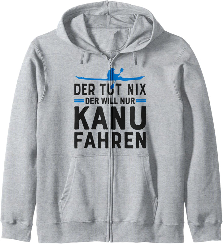 Kanu Lustiger Spruch Kajak Paddler Kanute Kanufahrer Kapuzenjacke